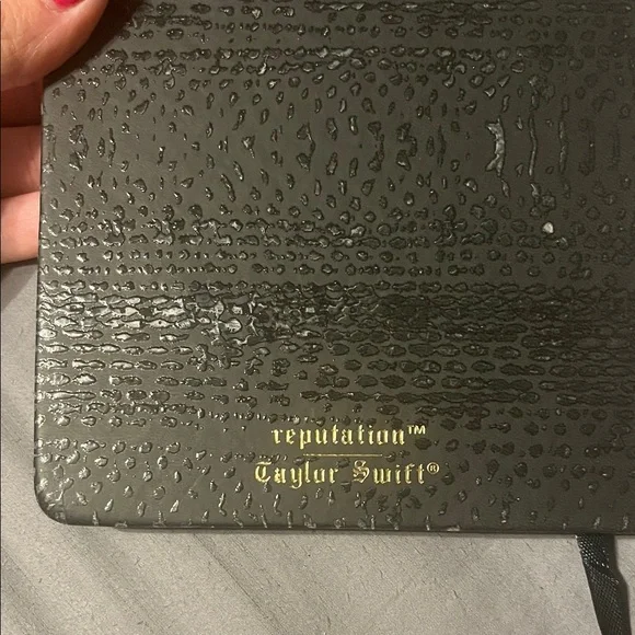 Taylor Swift Reputation Notebook - Black and Gold